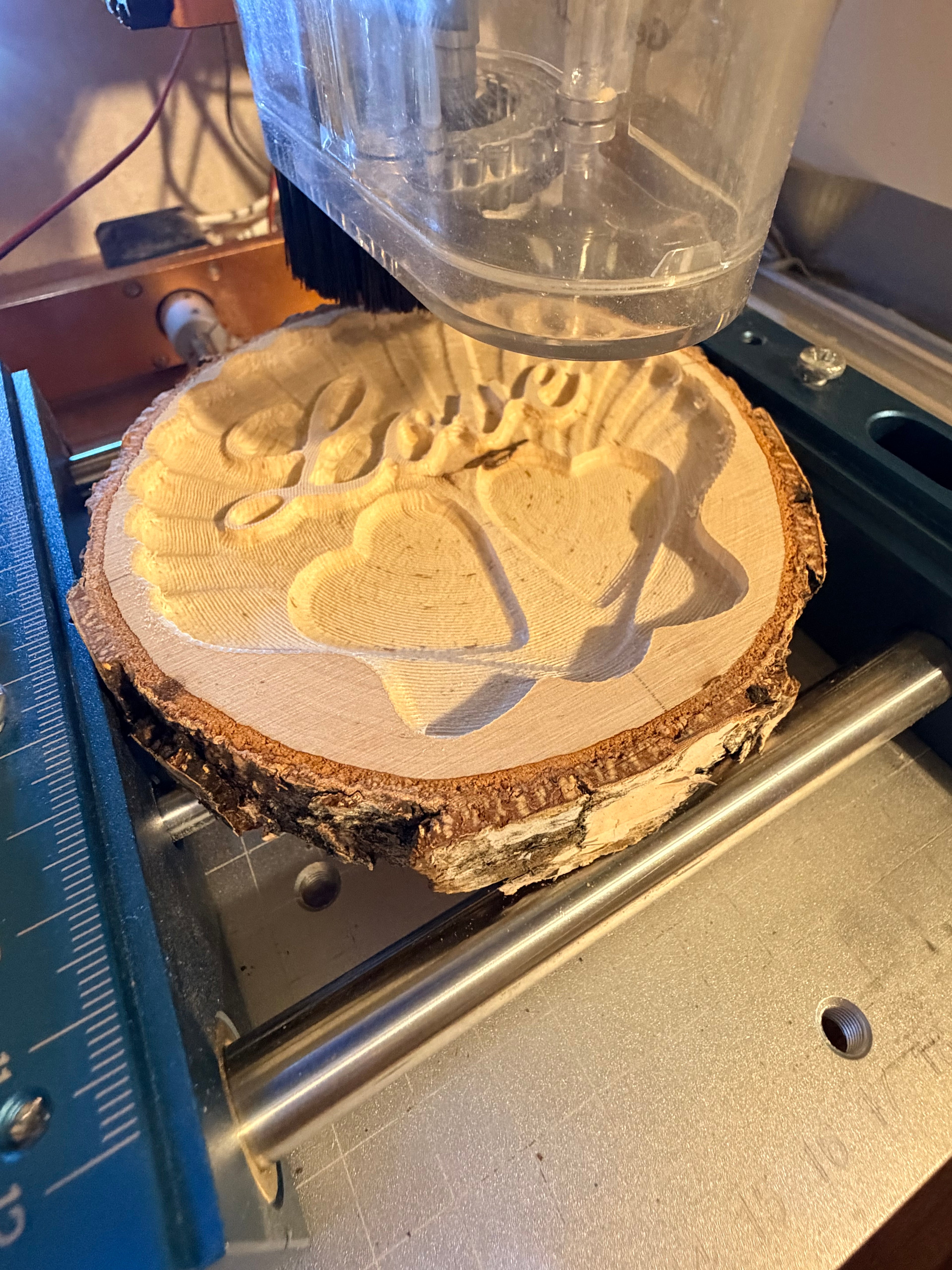 Schmuckschale Muschel personalisiert – Holzscheibe mit Gravur D10 cm